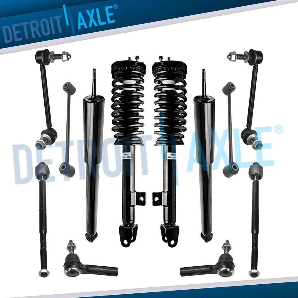 RWD Front Struts Rear Shocks Sway Bar for 2005-2010 Chrysler 300 Dodge Charger - Image 1 of 4