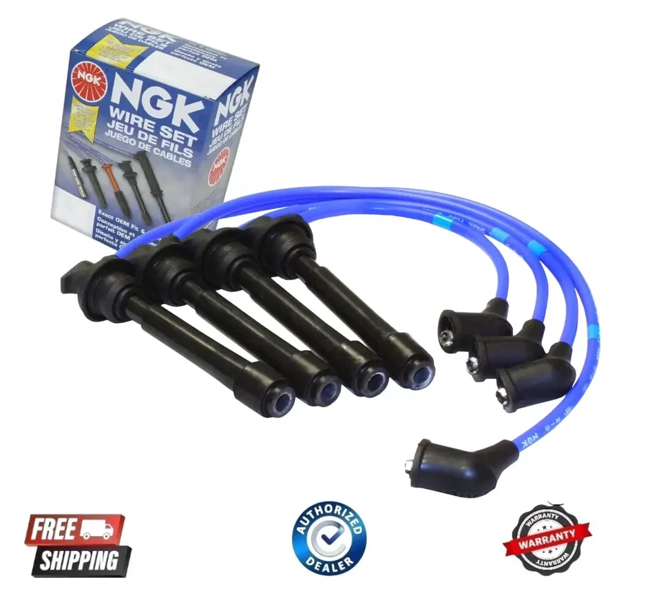 NEW NGK 7962 Spark Plug Wire Set For Hyundai Tiburon 2.0L L4 GAS DOHC 07-08 - Image 1 of 1