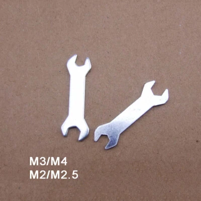 Flare Nut Wrench Open-Ended Brake Pipe Spanner M2/M2.5 M3/M4 Extra Open Spanner