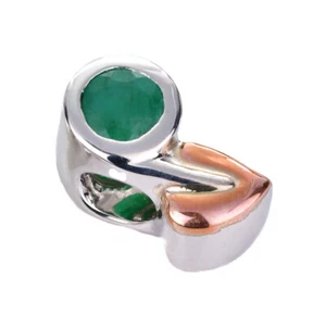 Dije de plata Clogau piedra de nacimiento mayo esmeralda cuentas árbol de la vida oro galés - Imagen 1 de 5