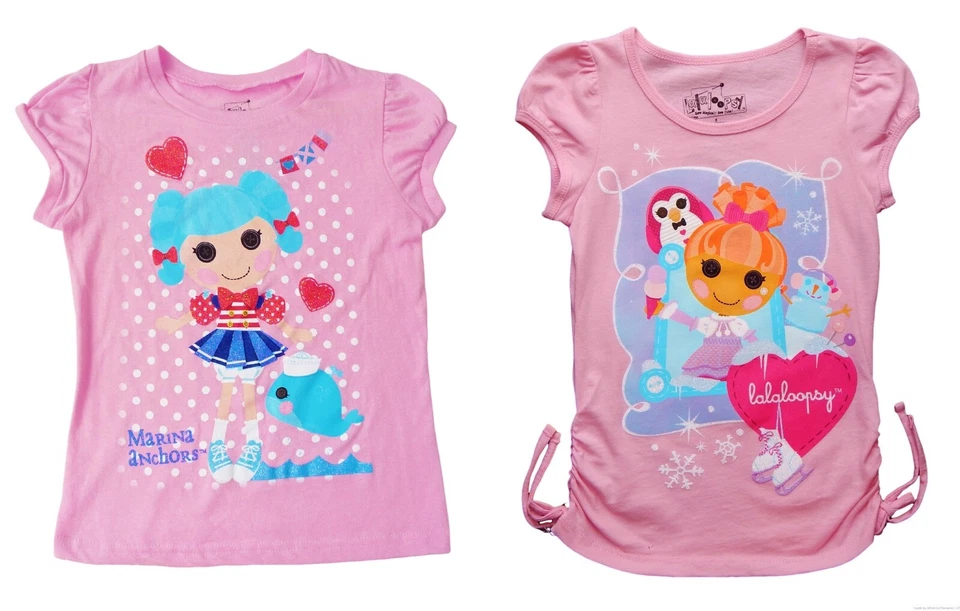 LALALOOPSY MGA Pink Fashion Cotton Tops Tees T-Shirt NEW Girls Size 6 or 6X $18 - Image 1 of 1
