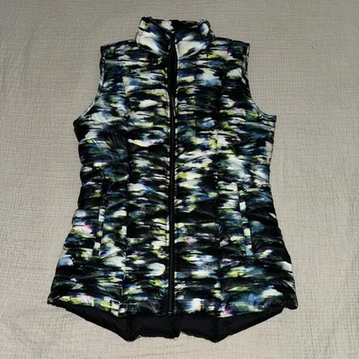 Chaleco acolchado Tangerine para mujer con tinte espacial relleno talla pequeña cremallera Foto 1 de 4