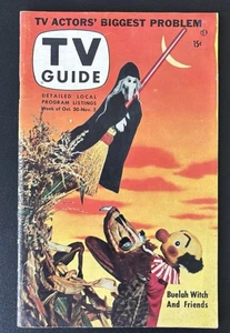 BUELAH WITCH AND FRIENDS 1953 ORIGINAL TV GUILD - NEW ENGLAND EDITION - Picture 1 of 5