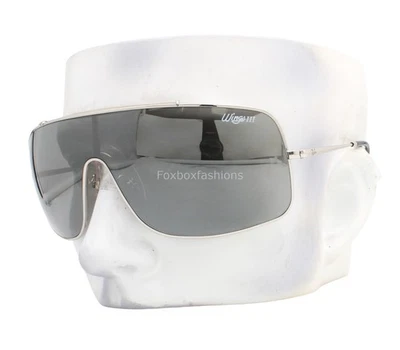 Gafas de sol Ray-Ban Wings III Shield RB 3897 003/6G espejo plateado pulido con estuche Foto 1 de 4