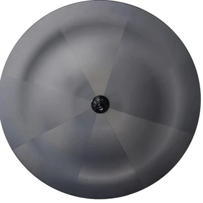  700C 28mm Width Carbon Fiber Disc Rear Wheel Tubular Clincher Racing Wheel  - Image 1 of 4