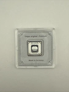 Geiger 5 Gram .999 Fine Silver Bar - Picture 1 of 2