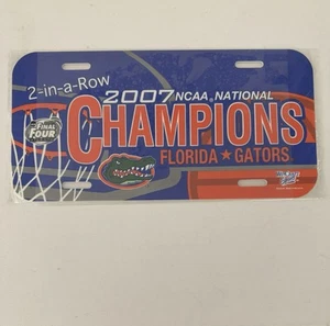 Florida Gators License plate NEW 2007 NCAA National Champions basketball - Picture 1 of 3