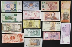 World Banknotes Lot of 15 Banknotes 15 Different Countries New - Picture 1 of 1
