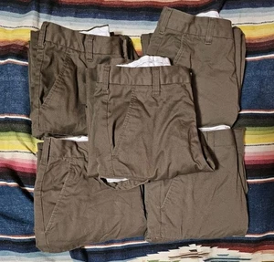 5x UPS WEARGUARD Uniform Pants Sz 30 X 32 Brown Vintage  - Picture 1 of 3