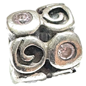 Pandora Plata Esterlina Ale Rosa Plata Remolino Colgante Circonita Cúbica 790263PCZ - Imagen 1 de 5
