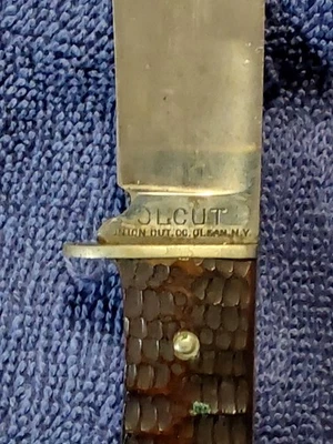 Vintage, corte Unión. Co., Olean N.Y., cuchillo Pre KA-BAR Foto 1 de 4