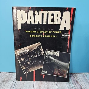 PANTERA Vulgar Display of Power Cowboys From Hell Sheet Music Book Guitar Tab-VG - Picture 1 of 4