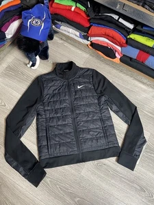Nike Therma Fit Synthetic Fill Running Full Zip Jacket Women’s Size S Small Pro - Picture 1 of 9
