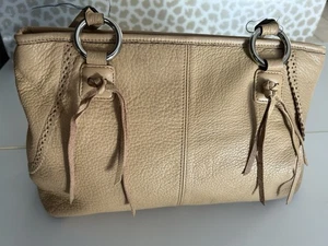 Borsetta Stone Mountain pelle marrone borsetta tracolla corta 90 nappa portachiavi - Foto 1 di 14