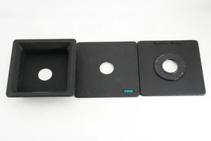 Tablero de lente Toyo View 158x158 mm original genuino Copal #0 #1 3 piezas d... - Imagen 1 de 14