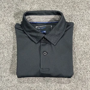 Twillory Polo Shirt Mens M Blue Athletic Athleisure Athlounger Performance - Picture 1 of 9