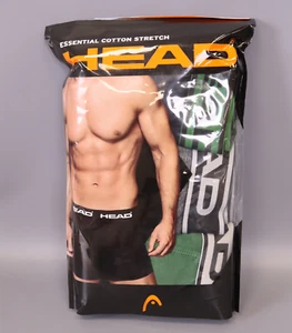 HEAD Men's Performance Boxer Briefs - 3Pk XL, Black/Green - Picture 1 of 3