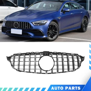 For 2019-2021 C300 Front Grilles Modify Upgrade AM G GT Silver - Bild 1 von 2