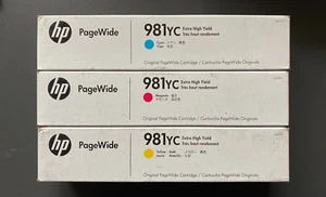 Multipack tinta HP ORIGINAL - 981YC CIAN + MAGENTA + AMARILLO (IVA INCLUIDO) EN CAJA 2027 - Imagen 1 de 1