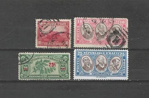 HAITI , 1933/39 , KONVOLUT 4 BRIEFMARKEN , PERF , VLH / GEBRAUCHT - Bild 1 von 1