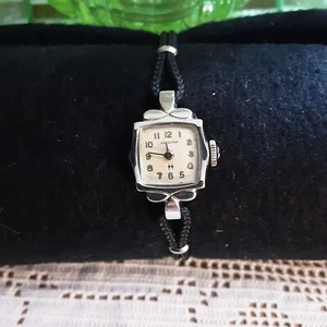 vintage 10K Solid WHITE GOLD HAMILTON LADIES watch"CONNIE" Near Mint - Picture 1 of 17