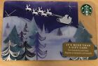 New!!  2016 Starbucks Christmas Gift Card: Santa's Journey/Sleigh/Reindeer - $0