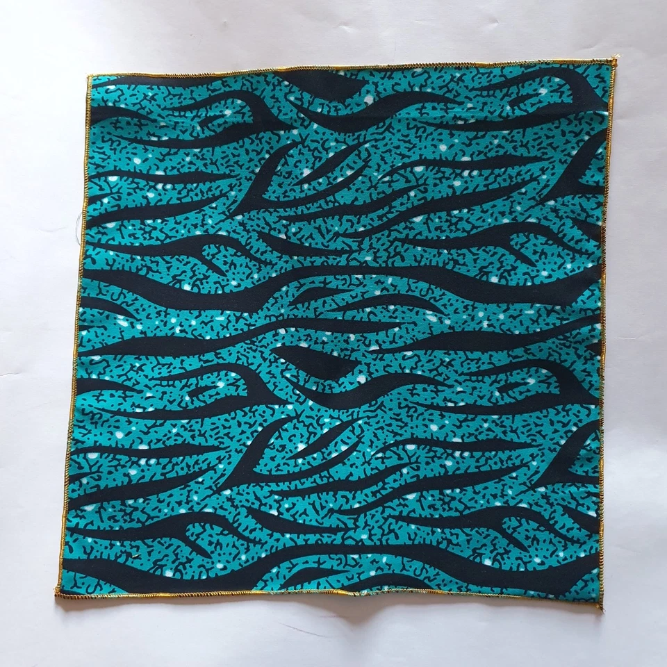 Мужской карман квадратный носовой платок хлопок многоцветный ручной работы африканский принт ткани - Изображение 1 из 1