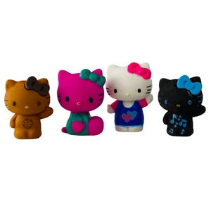 Lotto di 4 - Topper per matite in gomma Hello Kitty Sanrio - Foto 1 di 12