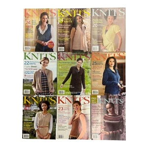 Lot of 9 Interweave Knits Vintage Magazines - Picture 1 of 2