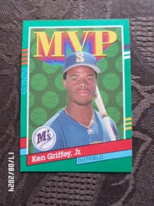 1990 Ken Griffey Jr Leaf Baseball Card #392 MVP ( No24 ) - Picture 1 of 2