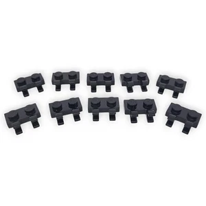 Lego Platte Modifiziert Clip Horizontal 10 60470b Schwarz Black Plate 1x2 Ersatz - Bild 1 von 4