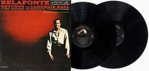 Harry Belafonte-Belafonte Returns To Carnegie Hall 2LP 1960 RCA Victor-LOC-6007 - Picture 1 of 3