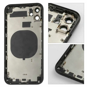 For iPhone 8 XR XS Max 11 Pro Max Back Housing Frame Battery Door Cover Great - Picture 1 of 7