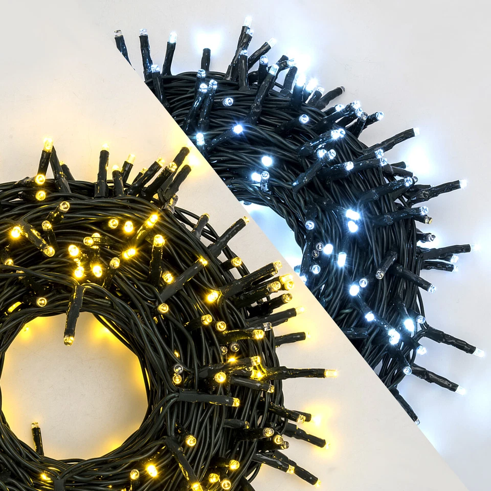 XMASKING Lotti Luci di Natale 300 MiniLED Multiflash Catena Natalizia 18+4 mt Top Quality