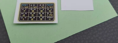 1x decalcomania nuova per banca dati CASIO DBC610 bordo oro. autoadesivo, laminato - Immagine 1 di 4