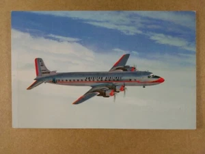 American Airlines DC-7 Flugzeug Postkarte - Bild 1 von 2