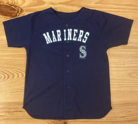 Vintage Seattle Mariners Ichiro Suzuki Baseball Jersey MLB Youth XL Cover