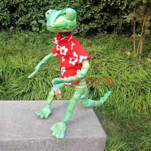 Große Rango grüne Eidechse Plüschtier Kuscheltier 115 cm - Bild 1 von 3