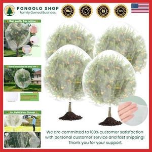 4PCS Fruits Tree Netting 8.2 x 6.6 ft Large Ultra-Fine Mesh Tree Netting for ... - Picture 1 of 9