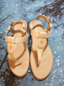 Timberland Women's Chicago Riverside Thong Sandles : Beige - Picture 1 of 6