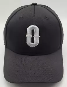 OC Sports Team MLB Black Strap Back Hat Cap With Silver Embroidered O Logo - Picture 1 of 8