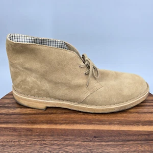 Clarks Originals Desert Boots uomo 11 M sabbia pelle scamosciata chukka suola crepe - Foto 1 di 8
