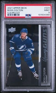 2021-22 Upper Deck Young Guns Clear Cut #224 Ross Colton (PSA 9 MINT) - Picture 1 of 1