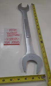 Craftsman 1-1/2” x 1-5/8” Open End Wrench V Series 44589 Vintage Large Tool USA - Picture 1 of 24