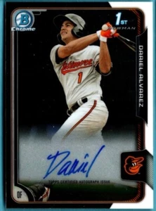 2015 Bowman Chrome  Autograph Auto Dariel Alvarez    Card # BCPA-DA - Picture 1 of 1
