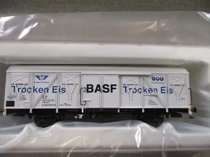 Brawa Spur H0 47274 Gedeckter Güterwagen BASF Trocken Eis der DB in OVP - Bild 1 von 2