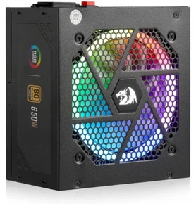 Red Dragon 650w Netzteil, vollmodular, 80 plus Gold, RGB - Bild 1 von 6