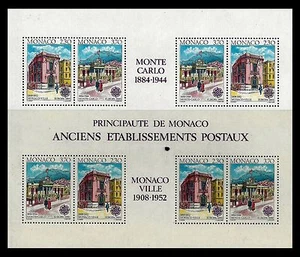 Monaco. EUROPA. Views of Monaco. 1990. Scott 1717a. MNH (BI#19) - Picture 1 of 1