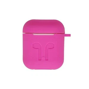 Eco-friendly Protective Durable Silicone Case Cover Skin for Airpods - Magenta - Picture 1 of 6