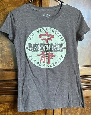 Firefly Serenity T-Shirt - Browncoats Size Large Tri Blend Brown - Image 1 of 2